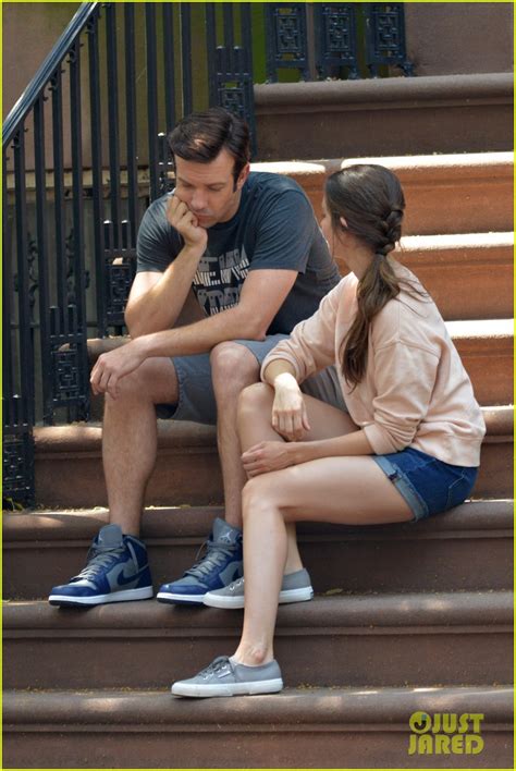 Jason Sudeikis & Alison Brie Look Tired After Filming Movie Scene for 'Sleeping with Other ...