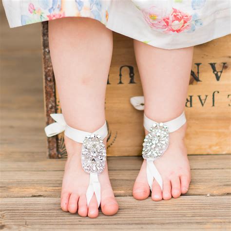 Little Girls Barefoot Sandals