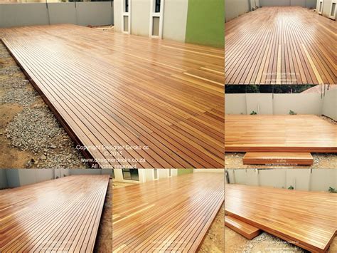 Balau decking project completed last week in Bedforview :-) Balau Decking, Deck Projects, Timber ...