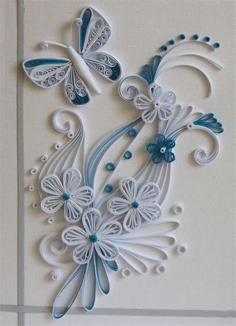 Neli Quilling Art: Quilling card - flowers