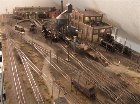 My HO Scale Layout Steam and Diesel Locomotive facility ... # ...