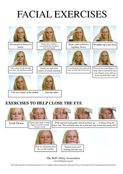 Pin by Cheryl Butler on education | Facial exercises, Bells palsy, Face exercises