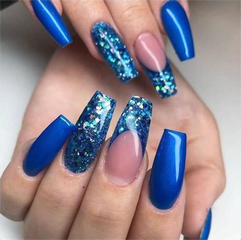 40 Royal Blue Nails Ideas you should try this year