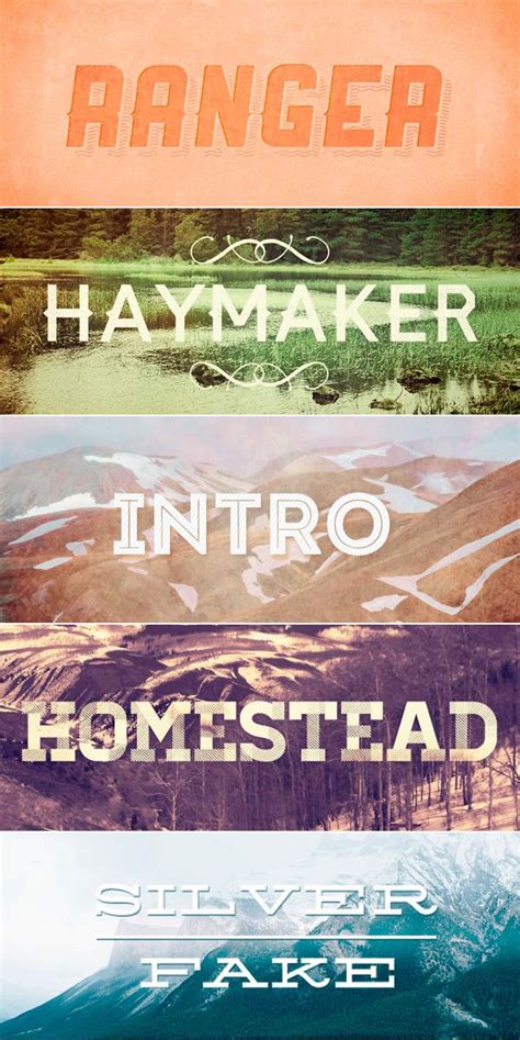 5 Free Rustic Outdoors Fonts - Plant Propaganda | Typography inspiration, Fonts, Beautiful fonts