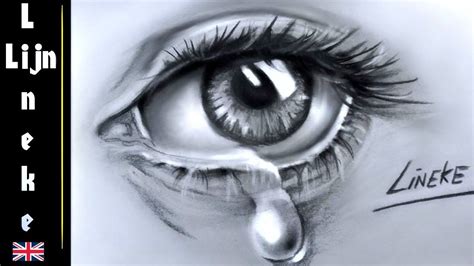 How to draw a TearDrop in eye | Charcoal drawing, Realistic drawings, Color pencil art