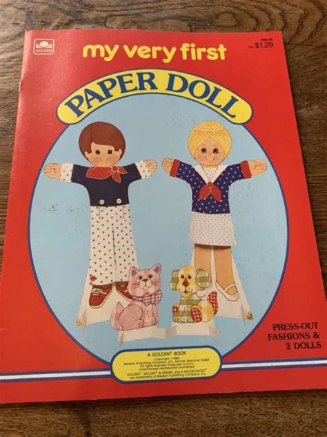 MY VERY FIRST Paper Dolls Uncut Vintage 1980s 13” Book Fresh Clean Unused $15.00 - PicClick
