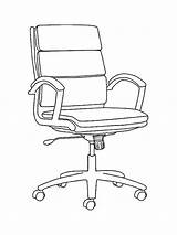 Chair coloring pages sketch template