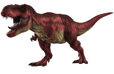 Jurassic park red t rex render png by Junior3DSYMas on DeviantArt