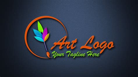 Art Logo - Easily Make Your Own Artistic Logo Design in 2020 | Art logo, Free logo mockup, Logo ...
