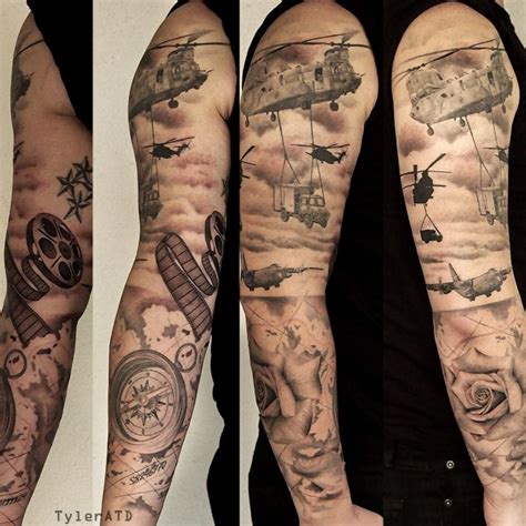 Update more than 80 travel themed sleeve tattoos latest - vova.edu.vn