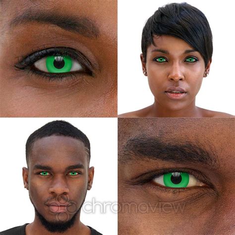 Witch Eye Green Contact Lenses, 30 Day | Chromaview Wholesale US