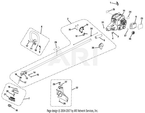 Homelite UT32600 26cc String Trimmer Parts Diagram for Figure B