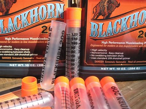 Blackhorn 209 powder vials... | Modern Muzzleloader Muzzleloading Forum