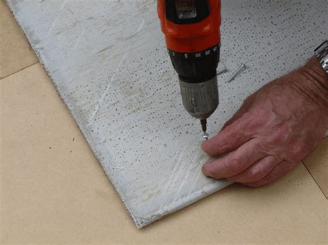 How to Install Floor Cement Board Underlayment for Tile | Marble tile floor, Floor installation ...