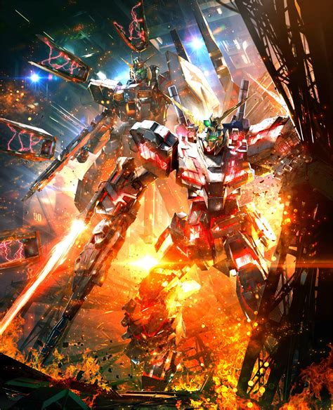 Nu & Unicorn Gundam (pic of the day) : Gundam