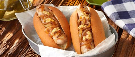 Beer-Braised Bratwurst Sandwiches