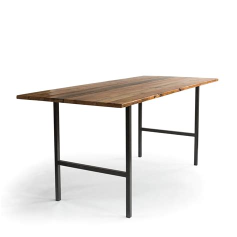 Urban Wood and Steel High Top Dining Table Reclaimed Wood Dining Table, Wooden Dining Tables ...