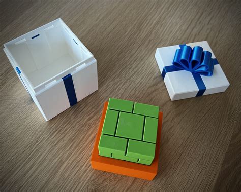 Gift Box for 3D Printy Brick Block Puzzle Box. by Pierre | Download ...