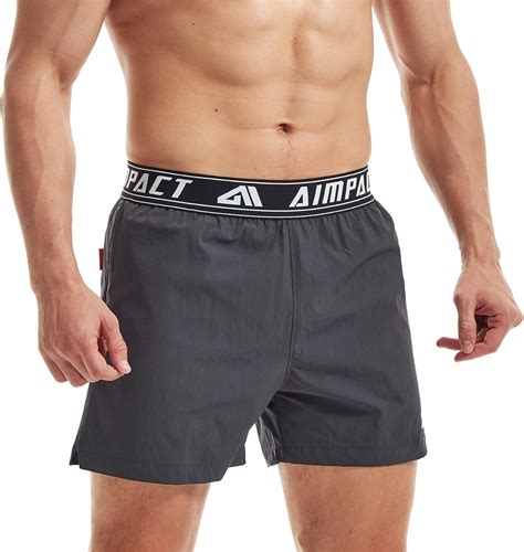 AIMPACT Mens Athletic Running Shorts 5 inch Dry Fit Workout Lightweight ...