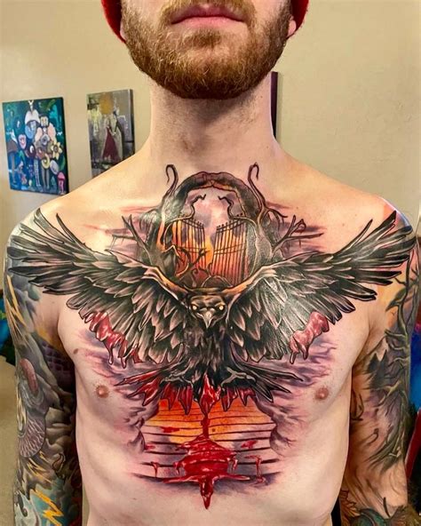 Pearly Gates Chest Tattoos