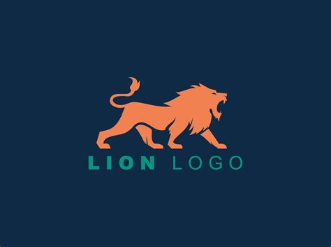 lion logo by Usman on Dribbble