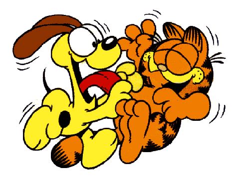 Garfield and Odie best Friends Cartoon