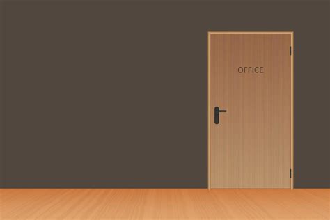 Office wooden door 1266861 Vector Art at Vecteezy