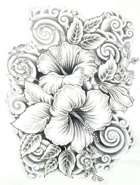 Pencil Drawing Images Flowers at GetDrawings | Free download