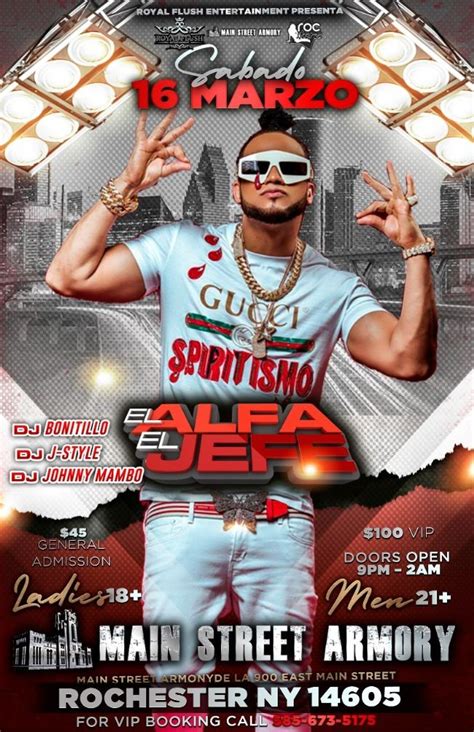 EL ALFA EL JEFE | Tickeri - concert tickets, latin tickets, latino tickets, events, music and more