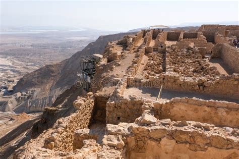 Masada National Park in the Dead Sea Region of Israel Stock Image ...