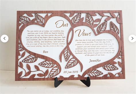 Wedding Vow Sign - Etsy