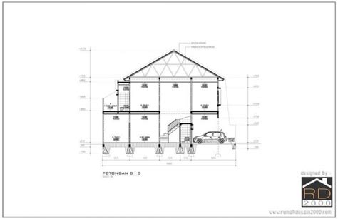 gambar potongan rumah minimalis - Rumah Desain 2000