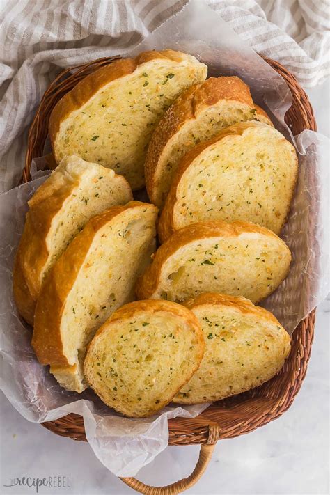 Garlic Bread - with Homemade Garlic Butter [VIDEO] - The Recipe Rebel