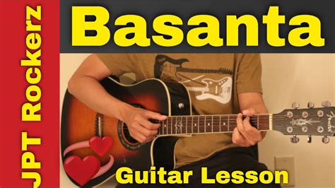 Basanta | JPT Rockerz - Guitar Lesson | Chords - YouTube