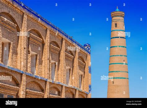 Historic architecture of Khiva, Uzbekistan Stock Photo - Alamy