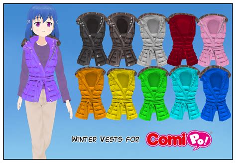 Winter Vests for Comipo by Lady-Aurora-Moon on DeviantArt