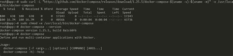 ติดตั้ง Docker Compose บน Ubuntu 18.04