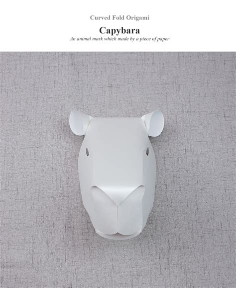 Curved Fold Origami - Capybara :: Behance