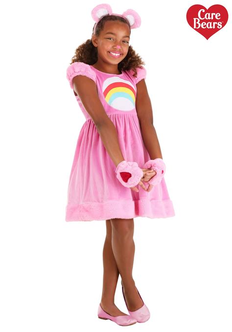 Girl's Cheer Bear Party Dress Costume