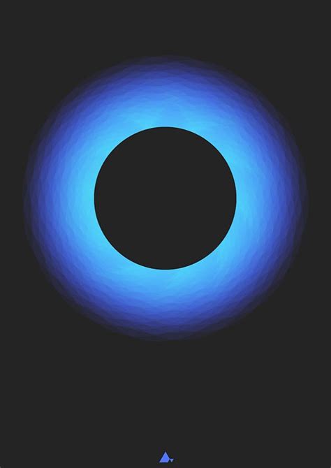 an image of a black hole in the sky with blue light coming out from it