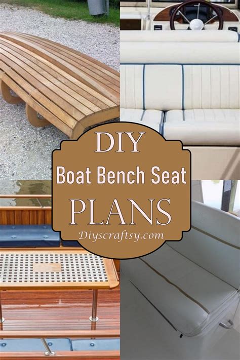 12 DIY Boat Bench Seat Plans - DIYsCraftsy