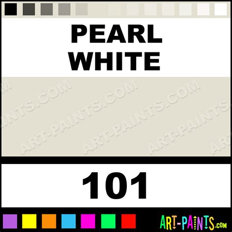 Pearl White Flatwall Enamel Paints - 101 - Pearl White Paint, Pearl White Color, Dutch Boy ...