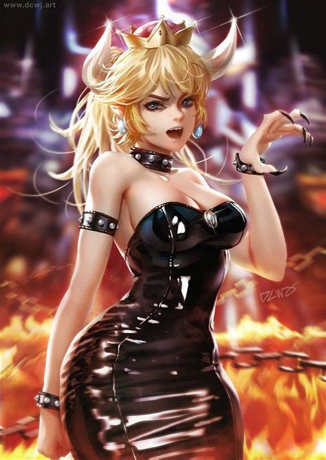 Bowsette by dcwj | Bowsette | Nintendo fan art, Anime, Art