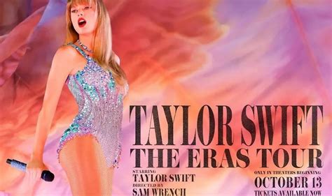 The Eras Tour de Taylor Swift llega a todos los cines, info y precios