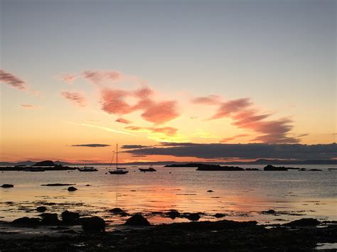 Scottish beach sunset : r/pics