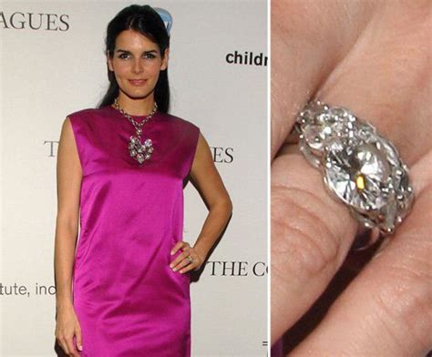 Pin for Later: The Very Best Celebrity Engagement Rings Angie Harmon Engagement Ring Pictures ...