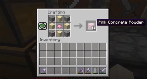 How To Make Pink Concrete Powder: Minecraft Recipe