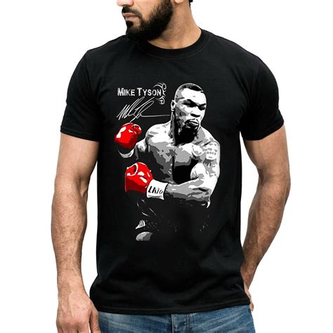 Mike Tyson Boxing Legend Retro Boxing T-Shirt Made in US | Etsy