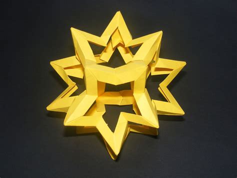 Origami Star Dodecahedron – Francesco Mancini (Folded by Sebastian ...