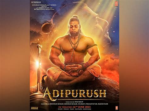 Adipurush: New poster of Devdatta Nage as Lord Hanuman unveiled ...